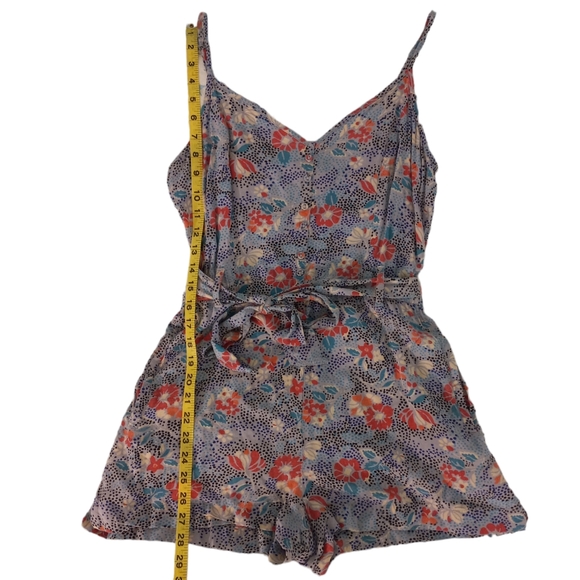 American Eagle Floral Patterned Romper | US S - Picture 2 of 5